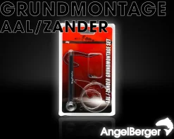 Angel Berger Aal - Zander Grundmontage Set Ready2Fish Angelset Stand Up Montage Wurm Köderfisch Stehaufbleimontage Angelsets