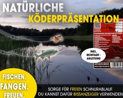 Angel Berger Aal - Zander Grundmontage Set Ready2Fish Angelset Stand Up Montage Wurm Köderfisch Stehaufbleimontage Angelsets
