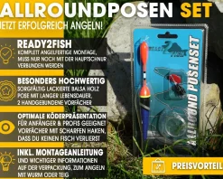 Angel Berger Allround Posen Set Posenmontage Ready2Fish Angelset Allround  Angelsets