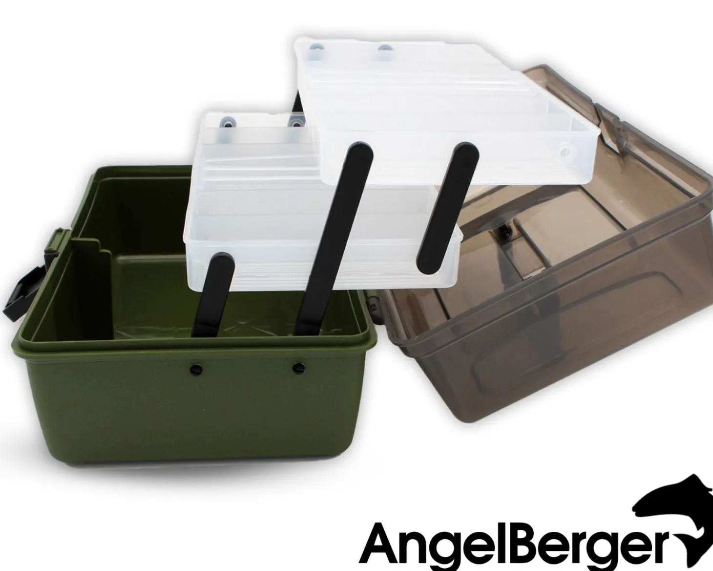 Angel Berger Angelkoffer 2 ladig Gerätekoffer Zielfische