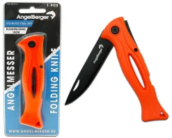 Angel Berger Angelmesser Folding Knife Fischmesser Klappmesser Edelstahl Outdoor Messer für Fisch und Angeln Angelzubehör