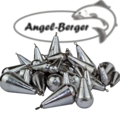 Angel Berger Birnenblei mit Wirbel Angelblei Grundblei Angelzubehör