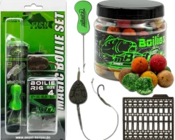 Angel Berger Boiliesortiment Boilies und Karpfenzubehör Boiliemontage Magic Mix Carp Baits Boilienadel Boilie Rig Karpfenblei Boiliestopper Futtermittel