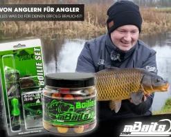 Angel Berger Boiliesortiment Boilies und Karpfenzubehör Boiliemontage Magic Mix Carp Baits Boilienadel Boilie Rig Karpfenblei Boiliestopper Futtermittel