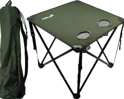 Angel Berger Campingtisch faltbar mit 2 Getränkehalter Bivvy Table Angeltisch Klapptisch Falttisch  Zielfische