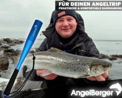 Angel Berger Deluxe Aluminium Fischtöter mit Handschlaufe Fischbetäuber Totschläger  Friedfischangeln