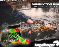 Angel Berger Doppel Baitformer 2 in 1 Forellenteigformer mit Forellenteig Troutbait Forellenköder Angelteig