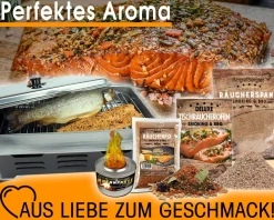 Angel Berger Edelstahl Tischräucherofen mit Brennpaste Räucherofen Smoker Räucherofen