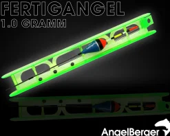Angel Berger Fertigangel 1,0g Angelset Posenmontage Stippangel Handangel Fertigmontage Friedfisch Angeln Friedfischangeln