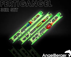 Angel Berger Fertigangelset 3 verschiedene Angelsets Posenmontage Stippangel Handangel Fertigmontage Friedfisch Angeln Friedfischangeln