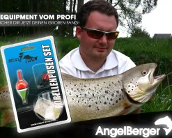 Angel Berger Forellen Posen Set Posenmontage Ready2Fish Angelset Forelle Angelsets