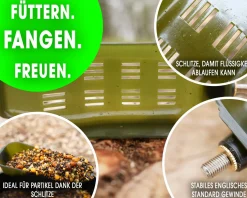 Angel Berger Futterschaufel Wide Futterkelle Bait Spoon Zielfische