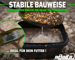 Angel Berger Futterschaufel Wide Futterkelle Bait Spoon Zielfische
