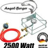 Angel Berger Gasheizung Gasbrenner für Räucherofen 2,5 kW Heizung Räucherschrank Räucherheizung 2500W Räuchern