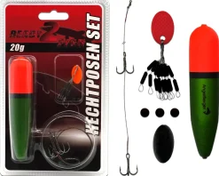 Angel Berger Hecht Posen Set 20g Köderfischmontage Ready2Fish Angelset Hecht Angelsets