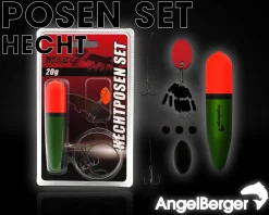 Angel Berger Hecht Posen Set 20g Köderfischmontage Ready2Fish Angelset Hecht Angelsets