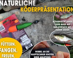 Angel Berger Hecht Posen Set 15g Köderfischmontage Ready2Fish Angelset Hecht Angelsets
