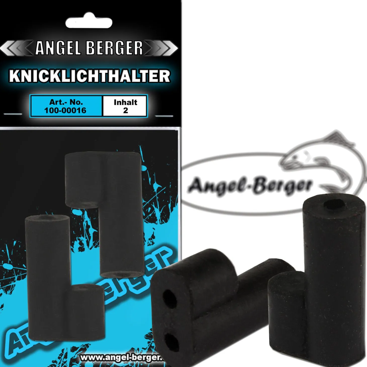 Angel Berger Knicklichthalter Angelruten Zubehör