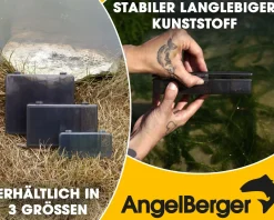 Angel Berger Kunstköderbox Kleinteilebox Mittel Köderbox Angeln Zubehörbox Angelbox Tacklebox Box Angelköder Angelkoffer & Boxen