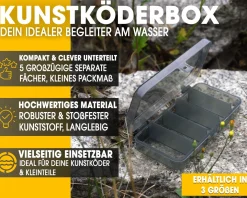 Angel Berger Kunstköderbox Zubehörbox klein Friedfischangeln