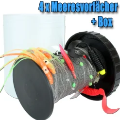 Angel Berger Meeresvorfach Set mit Box Rig Bin mit Meeresvorfächer Angelköder