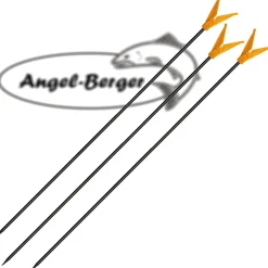 Angel Berger Metall Rutenhalter 60cm 3 Stück Friedfischangeln