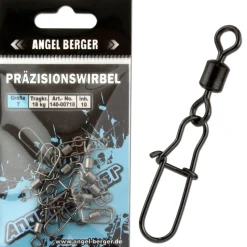 Angel Berger Präzisionswirbel mit Karabiner Zielfische
