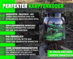 Angel Berger Ready Particle 1500ml Natural Hanf Futtermittel