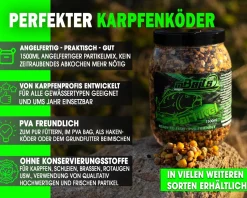 Angel Berger Ready Particle 1500ml Partikel Mix Futtermittel