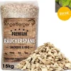 Angel Berger Räucherchips Buche 15Kg Räucherspäne  Räuchern