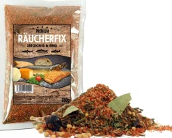 Angel Berger Räucherfix 250g Räucherblitz Räucherlake Räucherlauge Fisch Räuchern Smoker Fischgewürz Räuchermehl & Gewürze