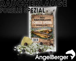 Angel Berger Räucherlauge Forelle Spezial 600g Räucherlake Fisch Räuchern Räuchergewürz Smoker Fischgewürz Räuchermehl & Gewürze