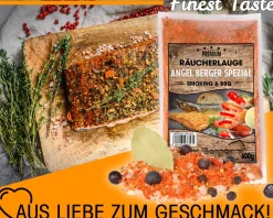 Angel Berger Räucherlauge Angel Berger Spezial 600g Räucherlake Fisch Räuchern Räuchergewürz Smoker Fischgewürz Räuchern
