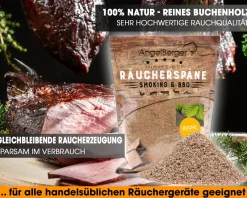 Angel Berger Räuchermehl Buche Deluxe 500g Räucherspäne Räuchern