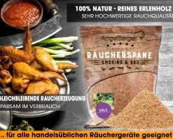 Angel Berger Räuchermehl Erle 500g Räucherspäne Räuchern
