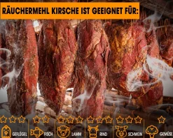 Angel Berger Räuchermehl Kirsche 500g Räucherspäne Cherry  Räuchern