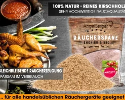 Angel Berger Räuchermehl Kirsche 500g Räucherspäne Cherry  Räuchern