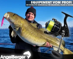 Angel Berger Salt X 7000 Meeresrolle Brandungsrolle Pilkrolle Hochseerolle Angelrolle Dorschangeln Bootsrolle Pilkangeln Norwegen Ostsee Nordsee Stationärrollen