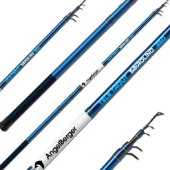 Angel Berger Sbiro Trout 3,50m 5-25g Sbirolinorute Forellenrute Sbirulino  Angelruten