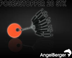 Angel Berger Schnurstopper extra strong L Silikon Stopper Posenstopper Angelzubehör