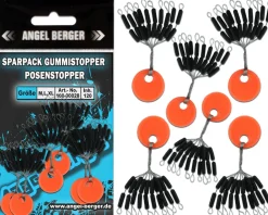 Angel Berger Sparpack Gummistopper Posenstopper  Forellenangeln