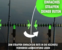 Angel Berger Spezi Feederauflage Rutenauflage Feedern Rutenhalter Feeder Rod Rest Feederablage Angelrutenhalter Angelzubehör