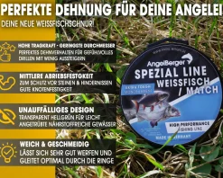 Angel Berger Spezial Line Weissfisch Match Monofile Angelschnur Angelschnur