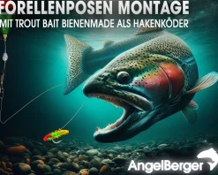 Angel Berger Steck Angelset Rute Rolle mit Zubehör Forelle Angelsets