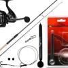Angel Berger Steck Angelset Hecht Grundmontage Rute Rolle Angelzubehör Köderfischmontage Ready2Fish Angelset Fishing Set Pike Dead Bait Grundangel Angelset Köderfischangeln Angelsets