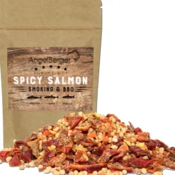 Angel Berger Stremellachs Spicy Salmon Gewürzmischung Fischgewürz Lachs Forelle Topping  Räuchermehl & Gewürze