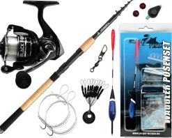 Angel Berger Tele Angelset Waggler Posen Set Posenmontage Ready2Fish Angelpose Fishing Float Set Posenset Angeln Angelsets