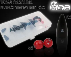 Angel Berger Texas Carolina Bleisortiment mit Box gemischt Sortimente