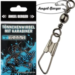Angel Berger Tönnchenwirbel mit Karabiner Zielfische