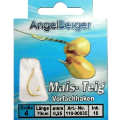 Angel Berger Vorfachhaken Mais/Teig Angelhaken gebundene Haken Angelhaken Friedfischangeln